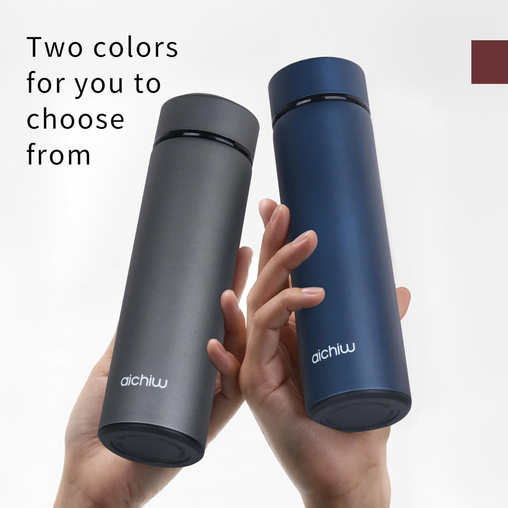 Vacuum Insulated 304 Stainless Steel Travel Mug with Lid 16 Oz Leak-Proof Tumbler W317