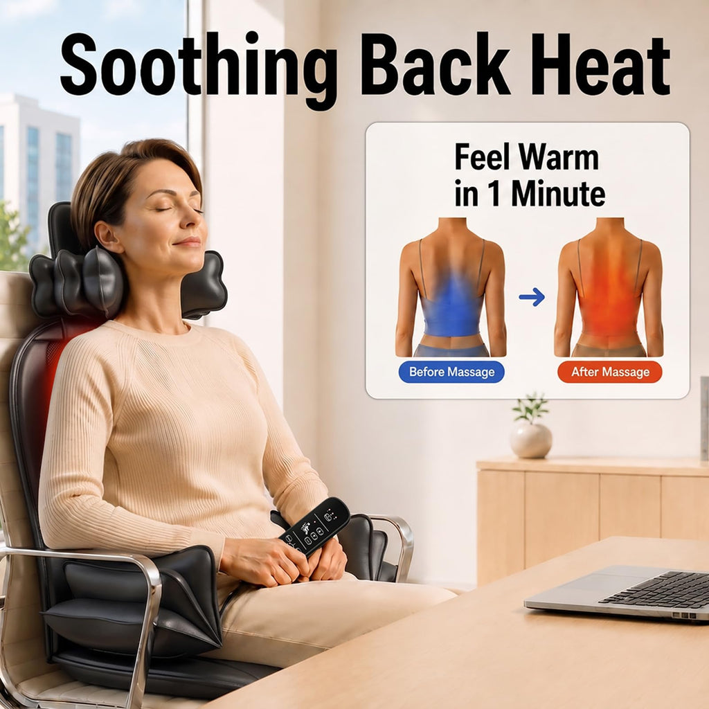 Shiatsu Back Massager with Heat E418