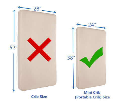 2 Pack Fitted Mini Crib Sheets 38x24" Blue O465453
