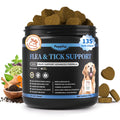Chicken Flavor Flea and Tick Chewable Dog Supplement 135 Count B1757