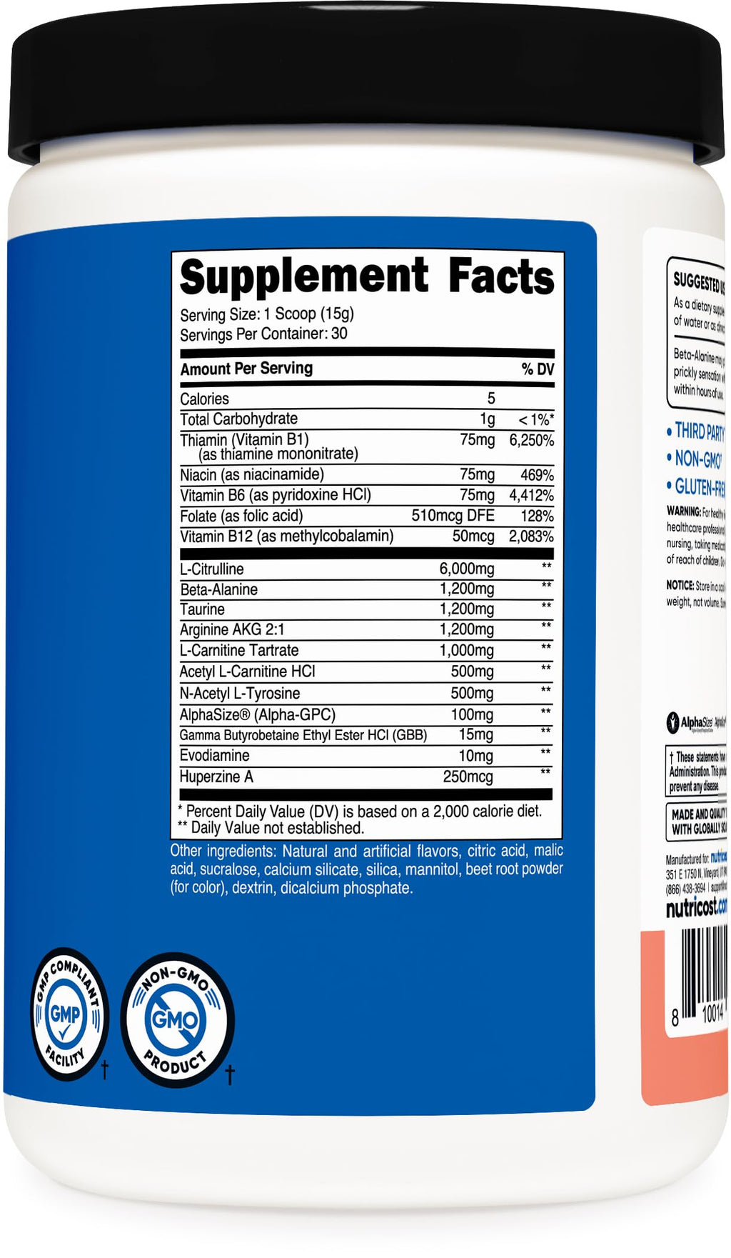 Stim-Free Pre-Workout 30 Servings C5692