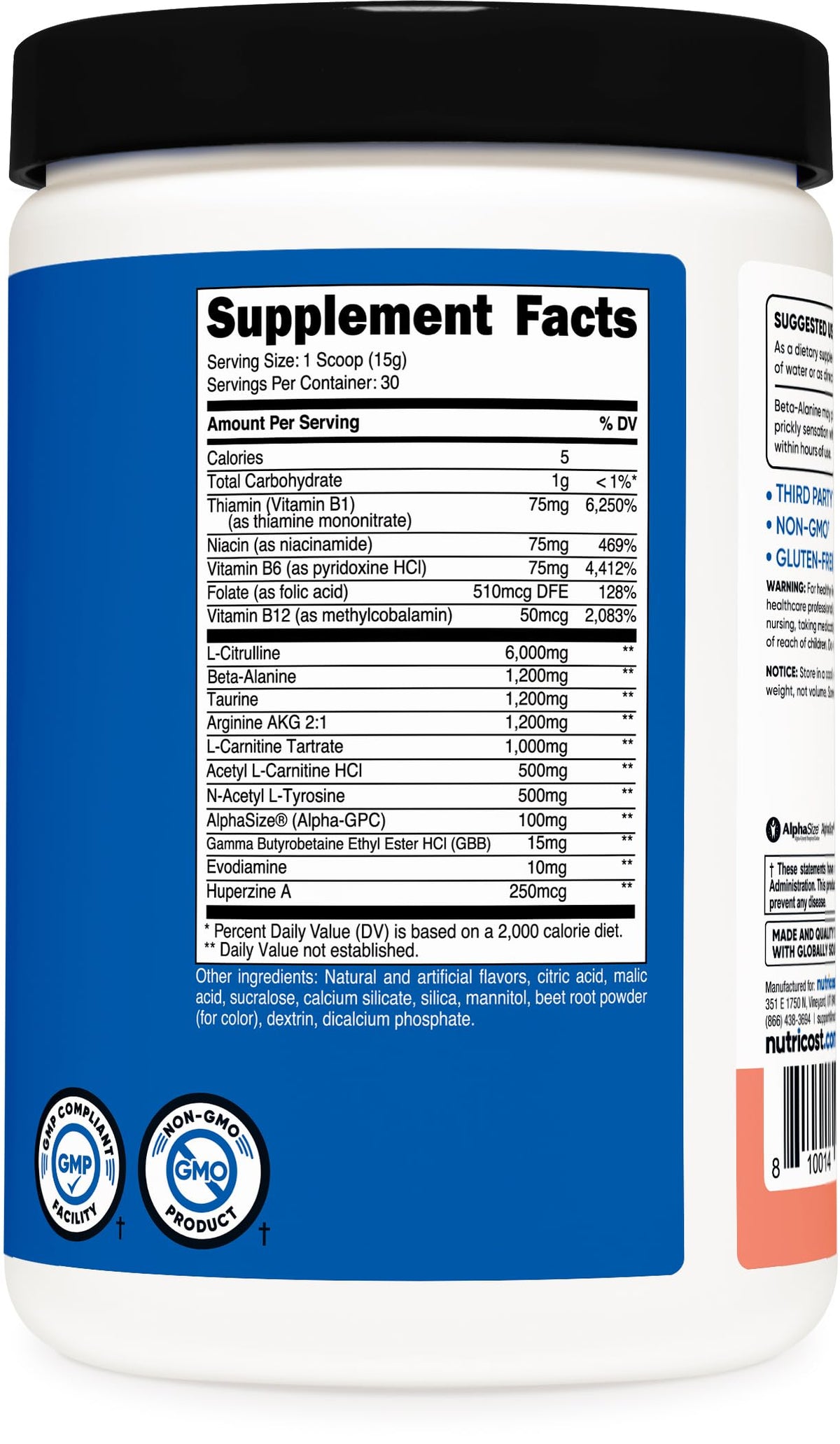 Stim-Free Pre-Workout 30 Servings C5692