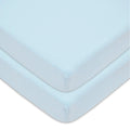 2 Pack Fitted Mini Crib Sheets 38x24" Blue O465453