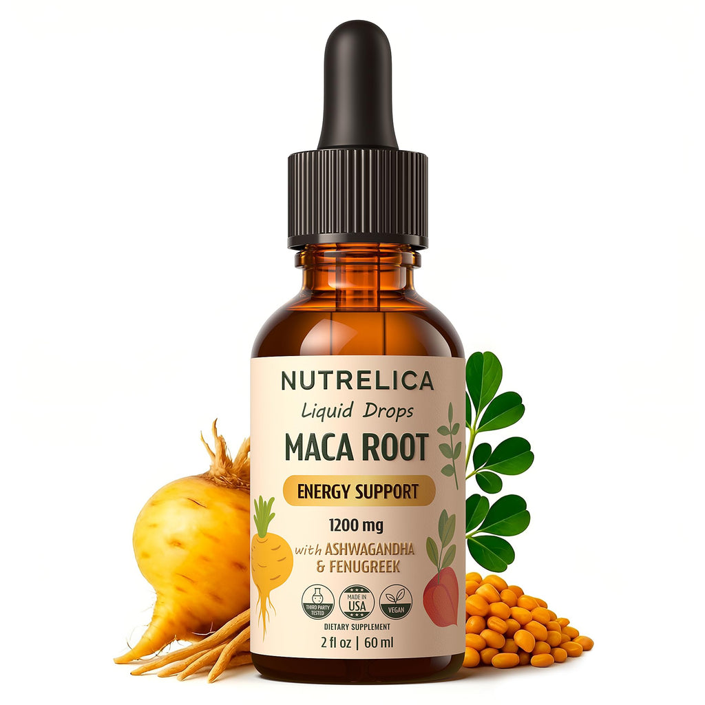 Maca Root with Ashwagandha & Fenugreek 1200mg Vegan S2222