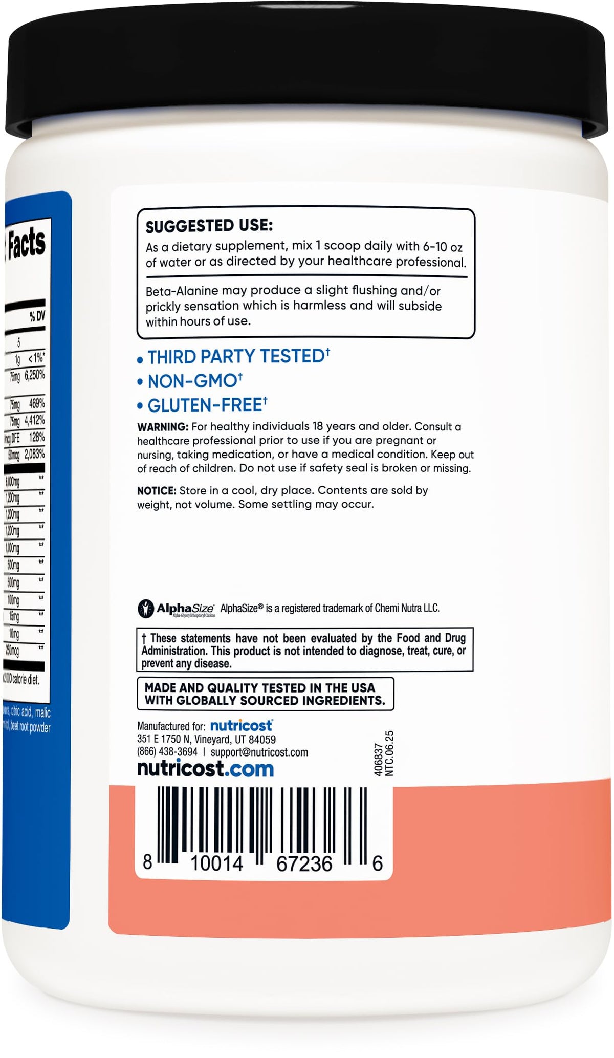 Stim-Free Pre-Workout 30 Servings C5692