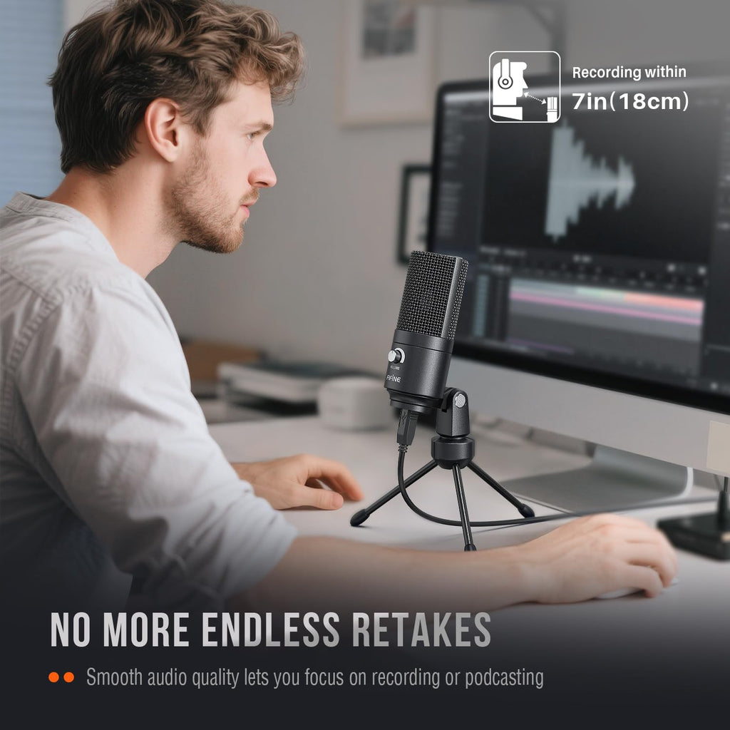 USB Condenser Recording Microphone H209