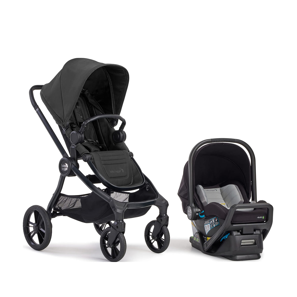 Convertible Stroller with Infant Car Seat Rich Black M632323