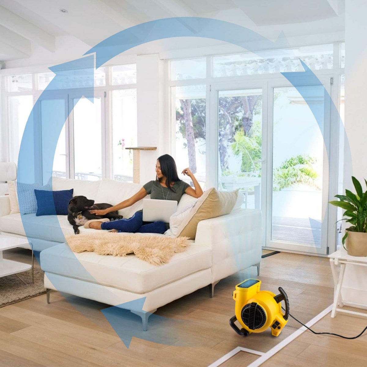 Portable 3 Speed Floor Fan B731