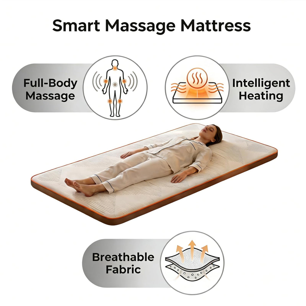 White Heated Full Body Massage Mat W423373