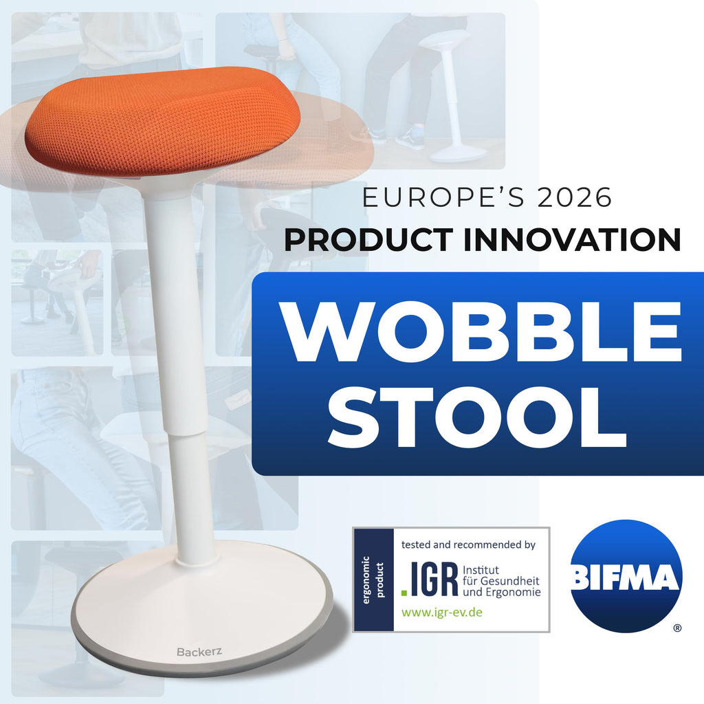 Height Adjustable Swivel Wobble Stool B394902