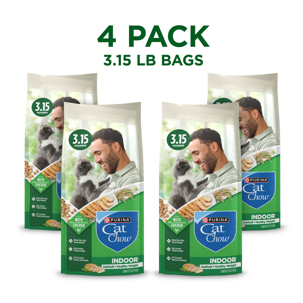 Indoor Hairball Healthy Weight Dry Cat Food 3.15 lb A740865