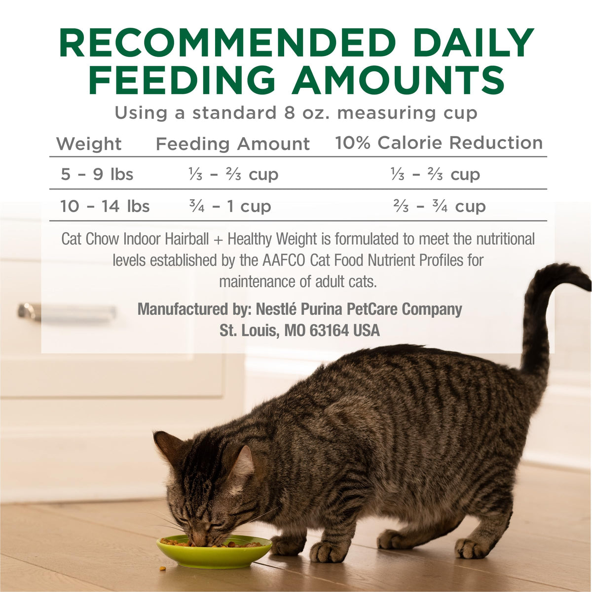 Indoor Hairball Healthy Weight Dry Cat Food 3.15 lb A740865