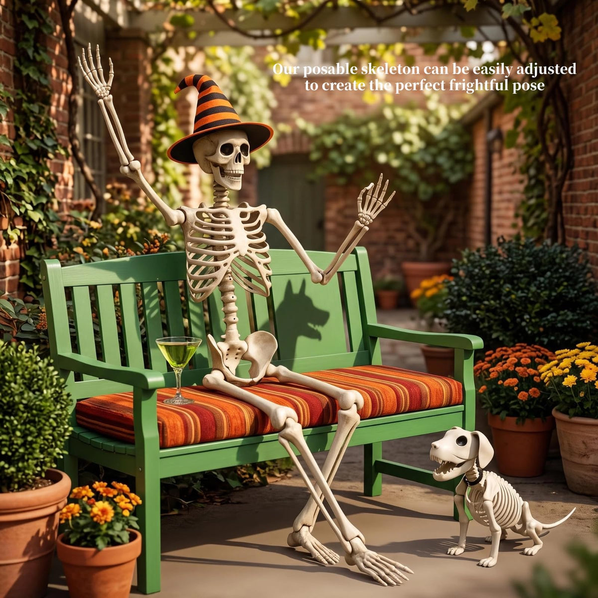5.4FT Posable Skeleton B43018