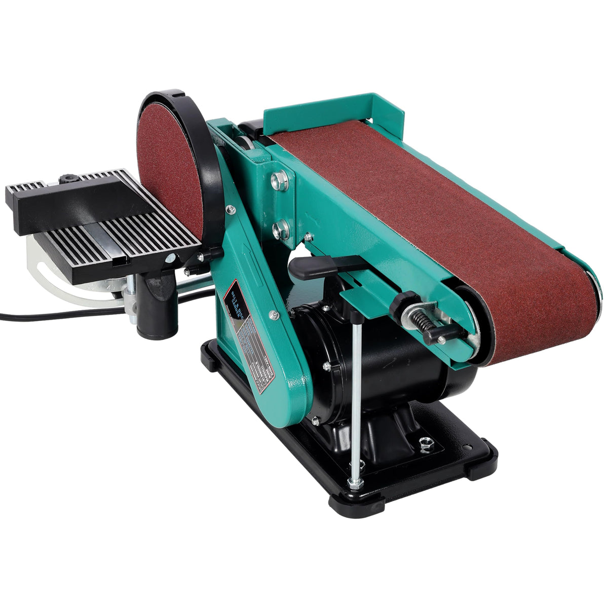 4 x 36 in. Belt Sander, 6" Disc Sander, 120V/60Hz Aluminum Worktable P879626