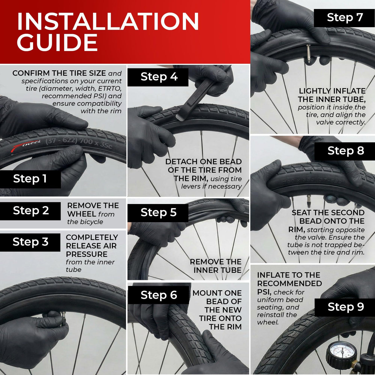 700x35c Foldable Hybrid Bike Tires B81097