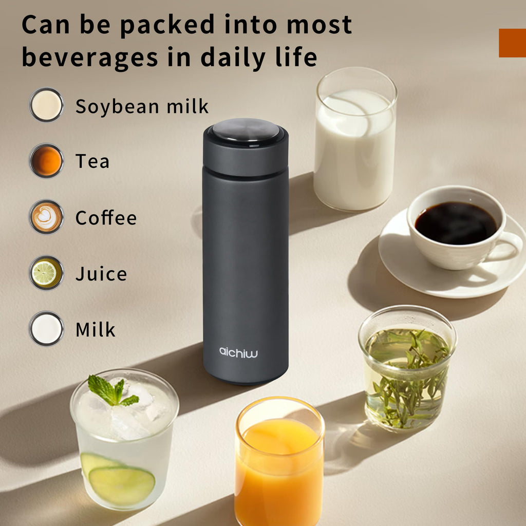 Vacuum Insulated 304 Stainless Steel Travel Mug with Lid 16 Oz Leak-Proof Tumbler W317