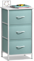 Aqua 3 Drawer Nightstand U7211