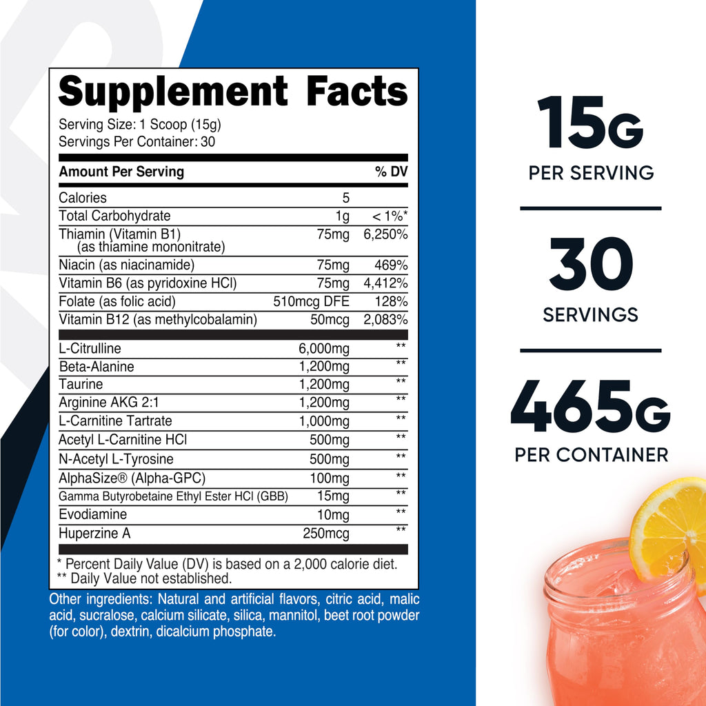 Stim-Free Pre-Workout 30 Servings C5692