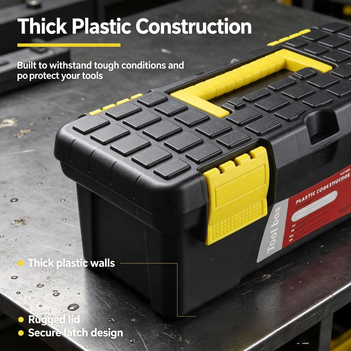 10 Inch Plastic Storage Tool Box W690
