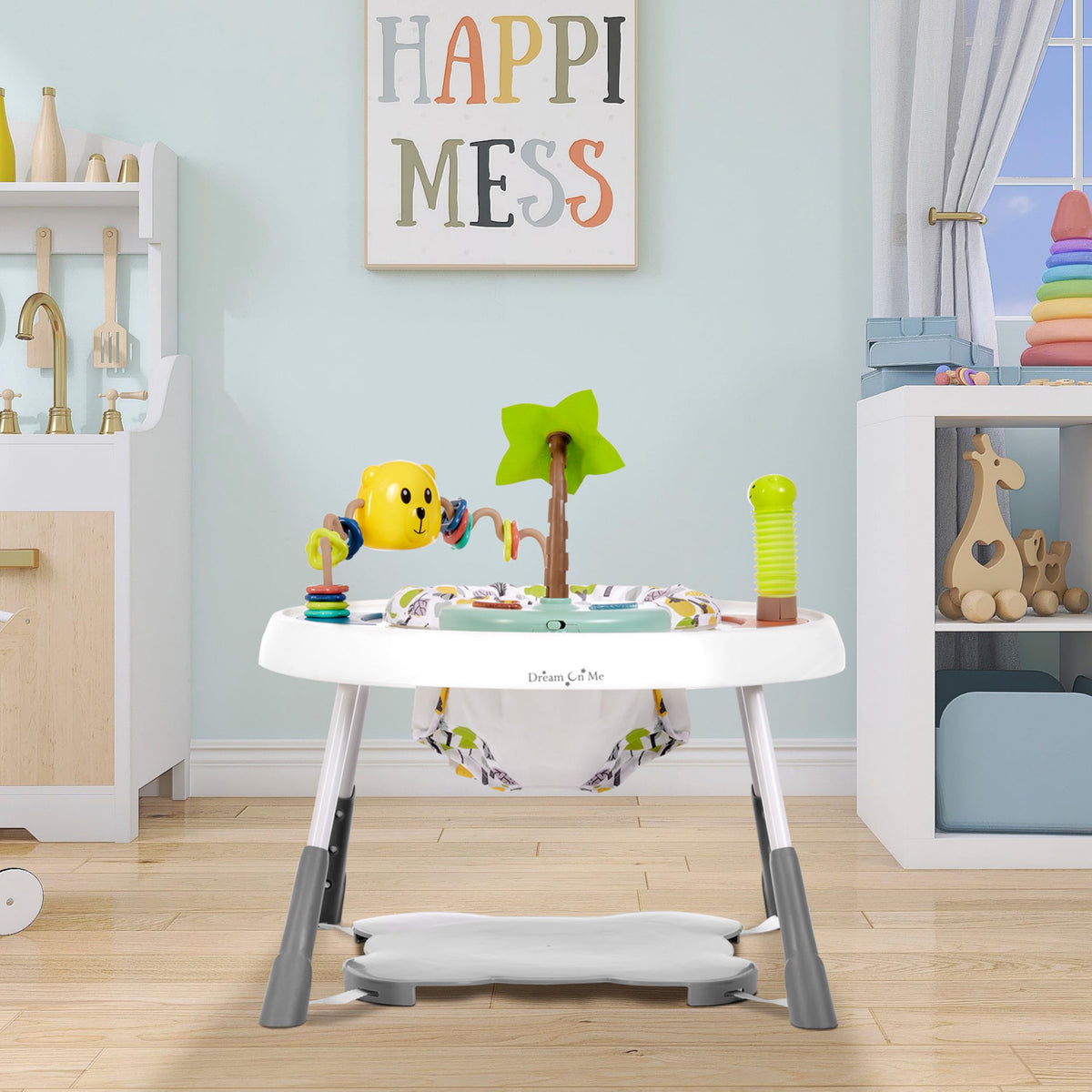 2 in 1 Baby Activity Center and Play Table with 3 Detachable Toys I891