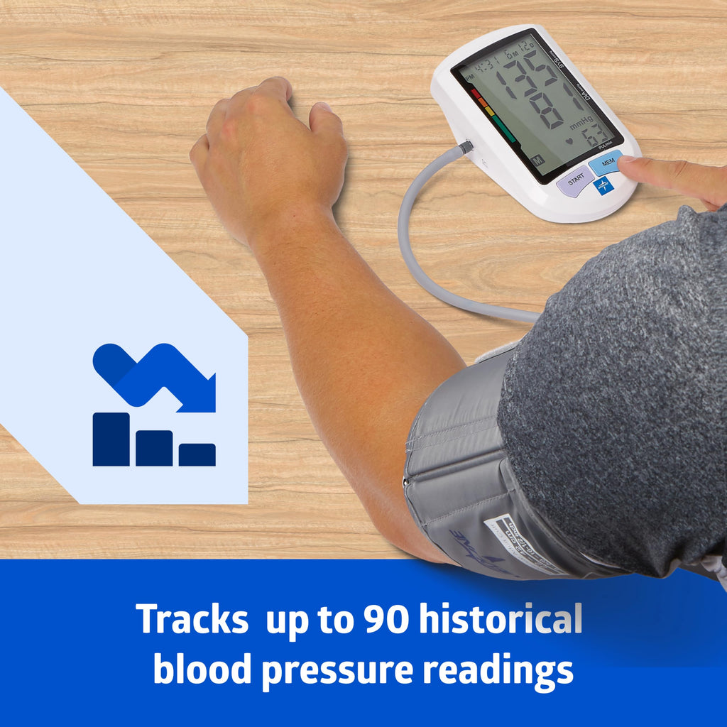 Automatic Blood Pressure Monitor with Universal Upper Arm Cuff and Carrying Case K819904