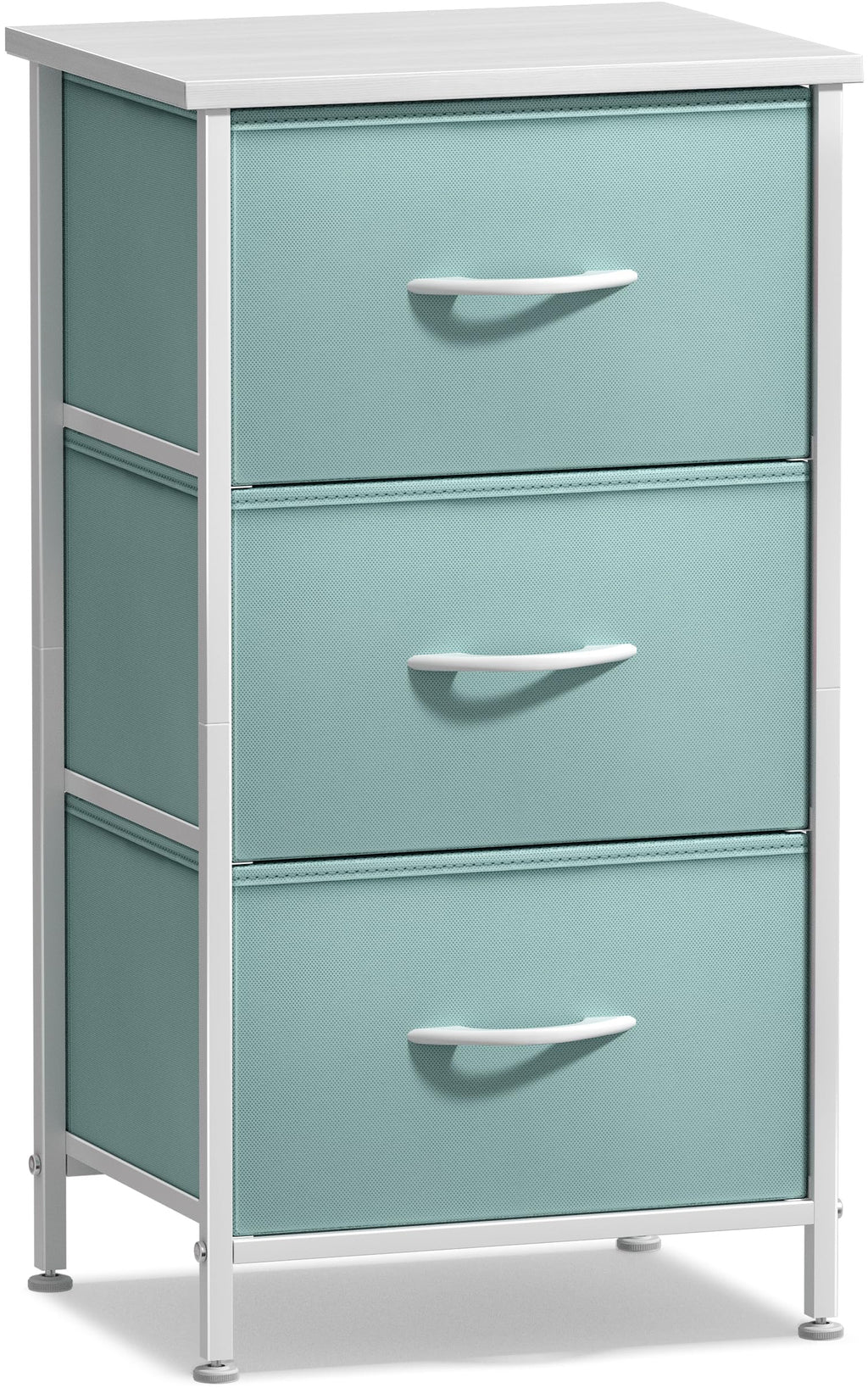 Aqua 3 Drawer Nightstand U7211