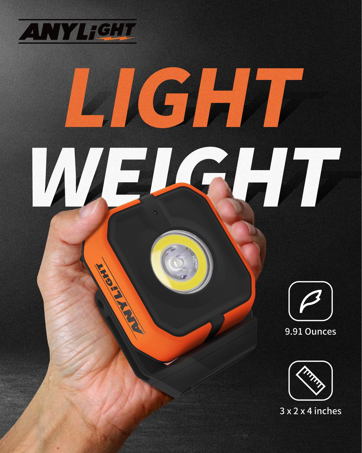 Rechargeable 4 Modes 1200LM Magnetic Work Light H112870