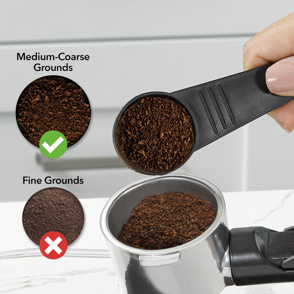 4-Shot Steam Espresso Cappuccino and Latte Maker with Stainless Steel Frothing Pitcher N26993