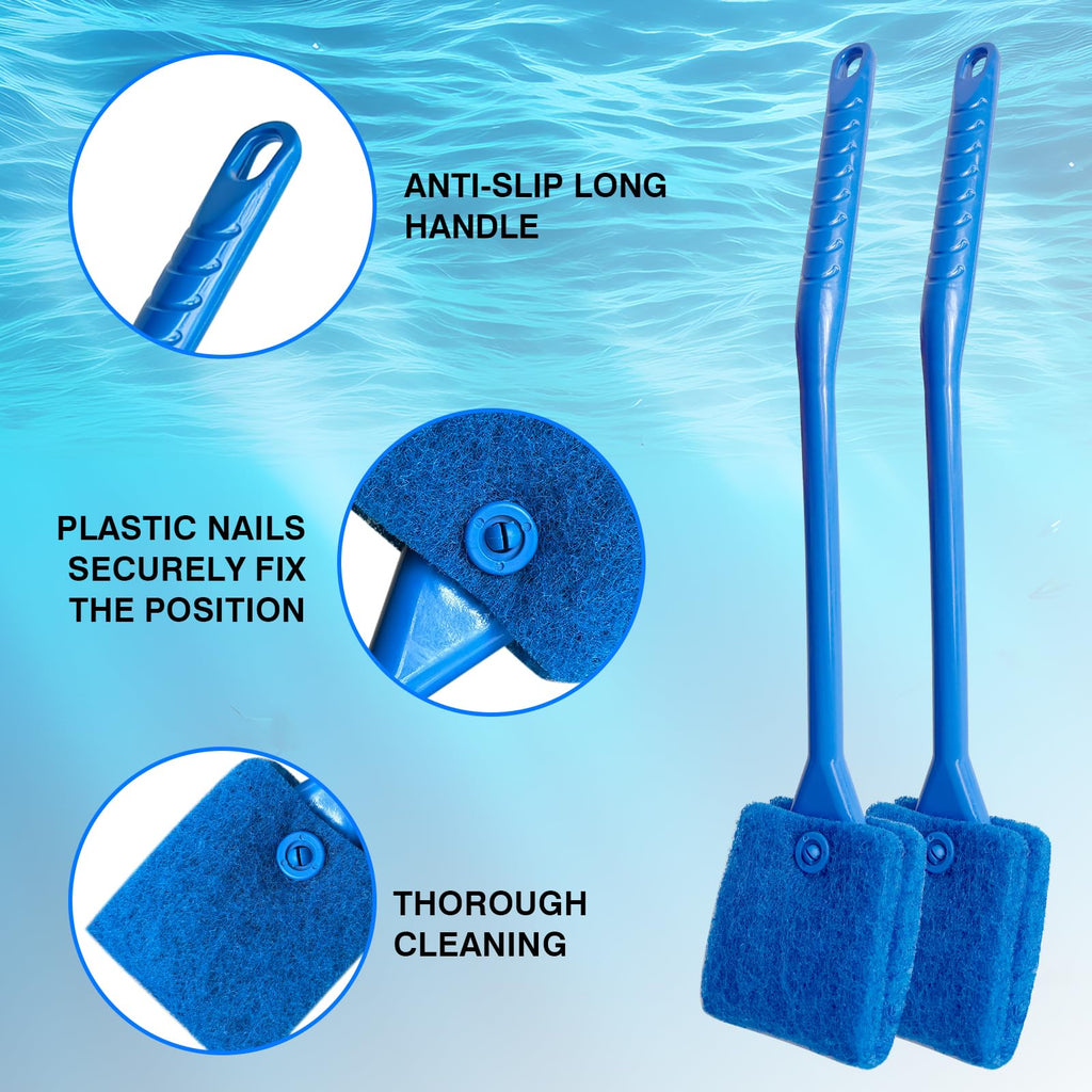 Double Sided Aquarium Cleaning Brush L4794