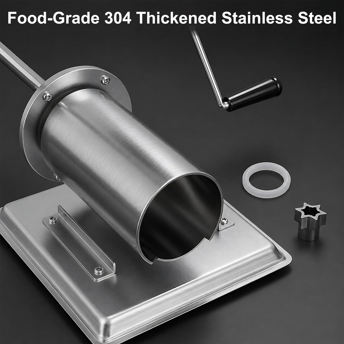 Manual Churros Maker with 4 Pastry Nozzles O2080