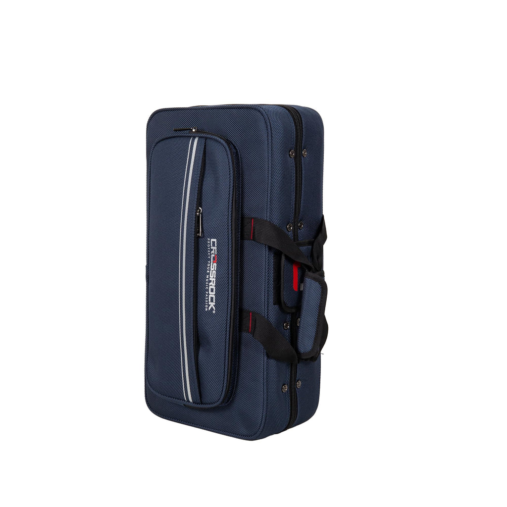 Lightweight Blue Trumpet Foam Case with Storage Pockets K8825