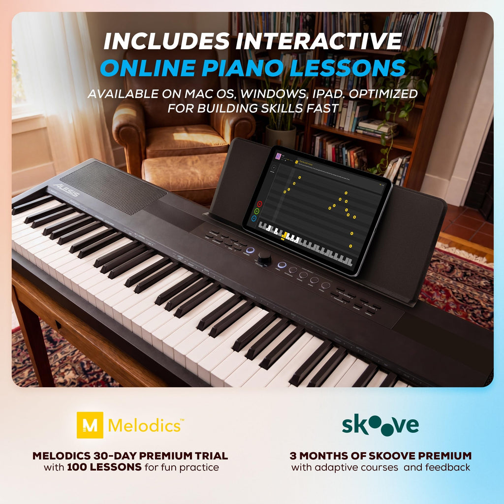 88-Key Weighted Digital Piano with Hammer Action E146884