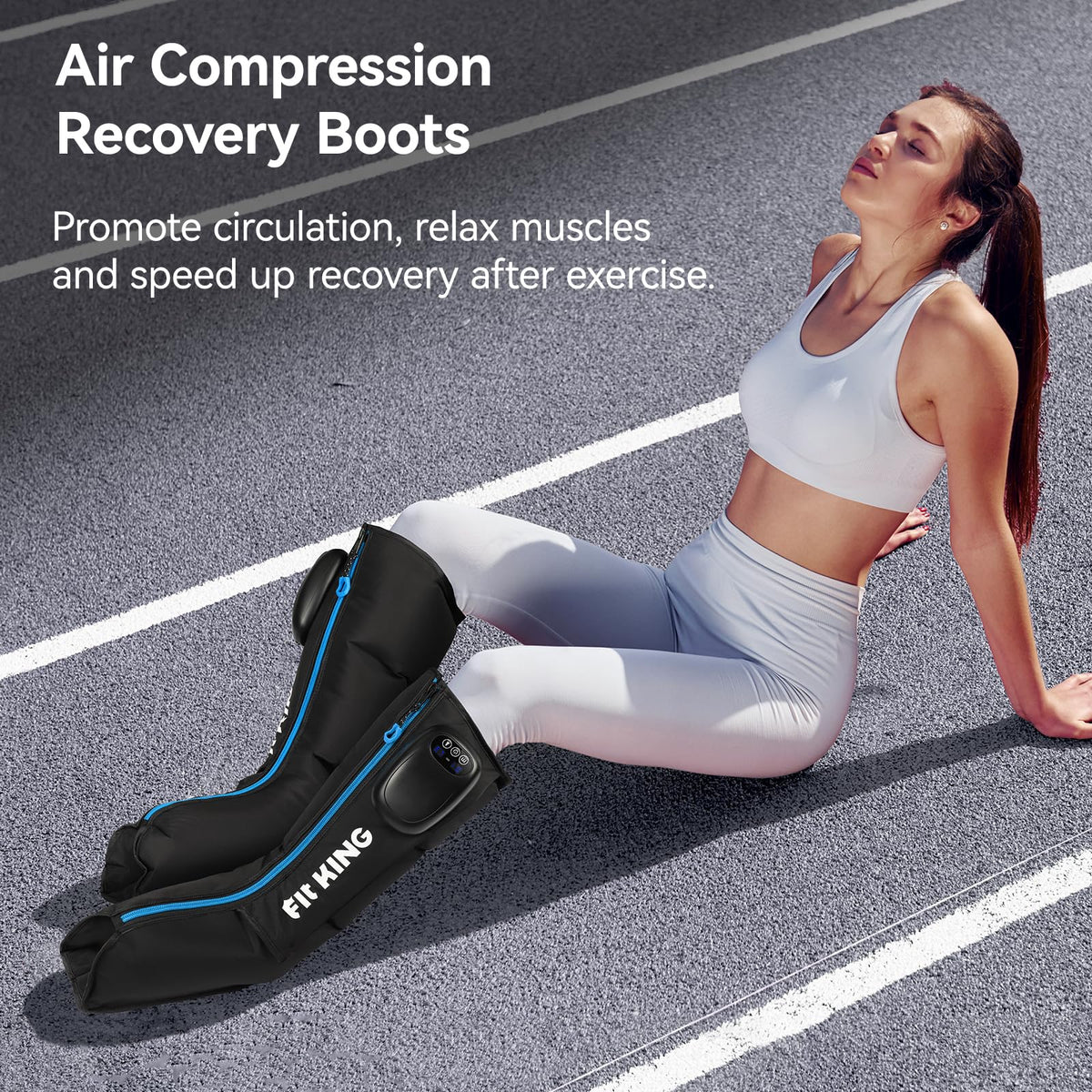 Cordless Foot and Calf Massage Boots D11688