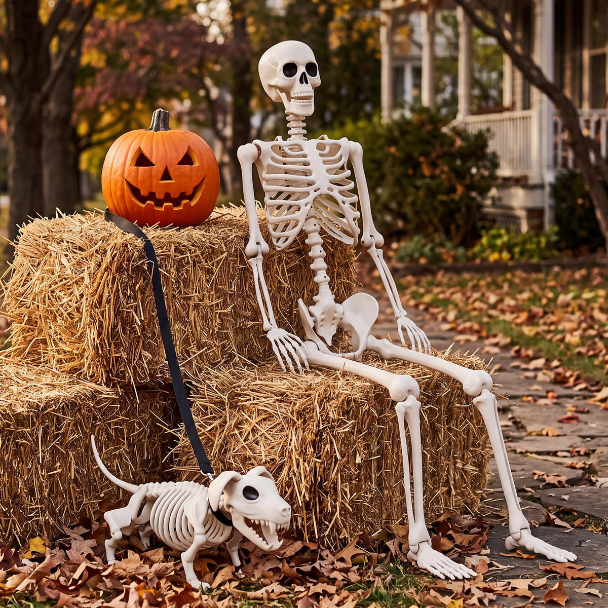 5.4FT Posable Skeleton B43018